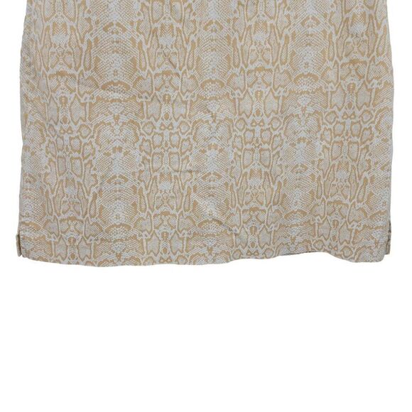 EP Pro Golf Skort 8 Beige Snake Print Skirt Short Lined Stretch Cotton Pockets - Picture 6 of 11